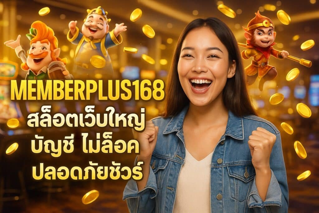 MEMBERPLUS168 สล็อตเว็บใหญ่ บัญชีไม่ล็อค ปลอดภัยชัวร์