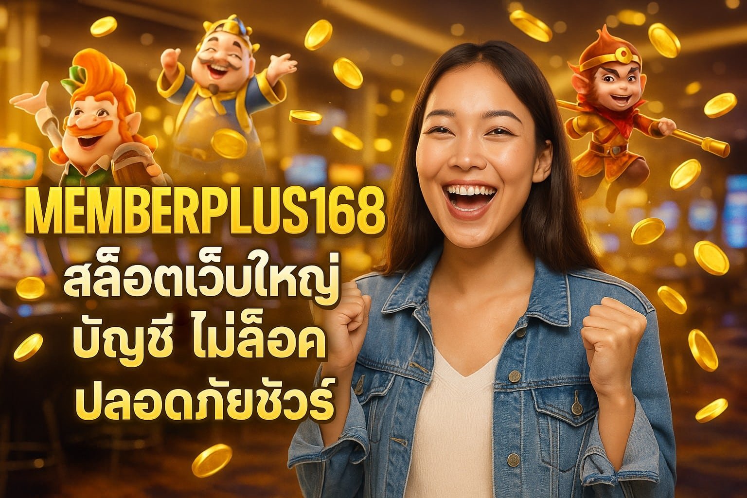 MEMBERPLUS168 สล็อตเว็บใหญ่ บัญชีไม่ล็อค ปลอดภัยชัวร์