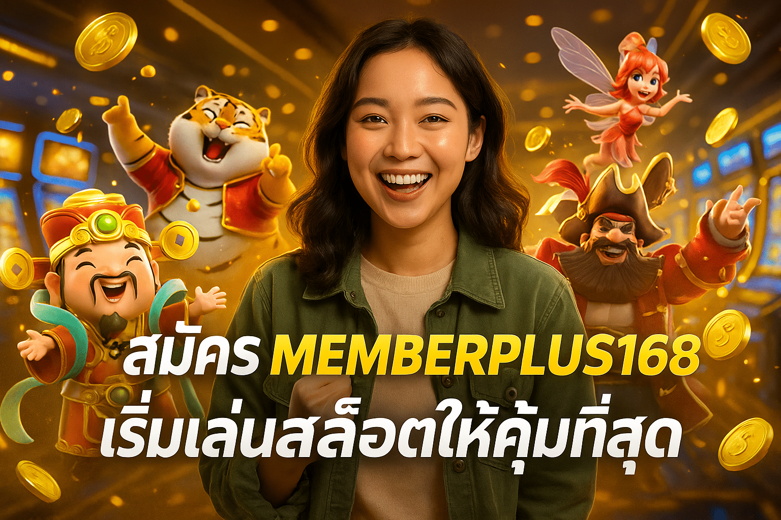 สมัคร MEMBERPLUS168 เริ่มเล่นสล็อตให้คุ้มที่สุด