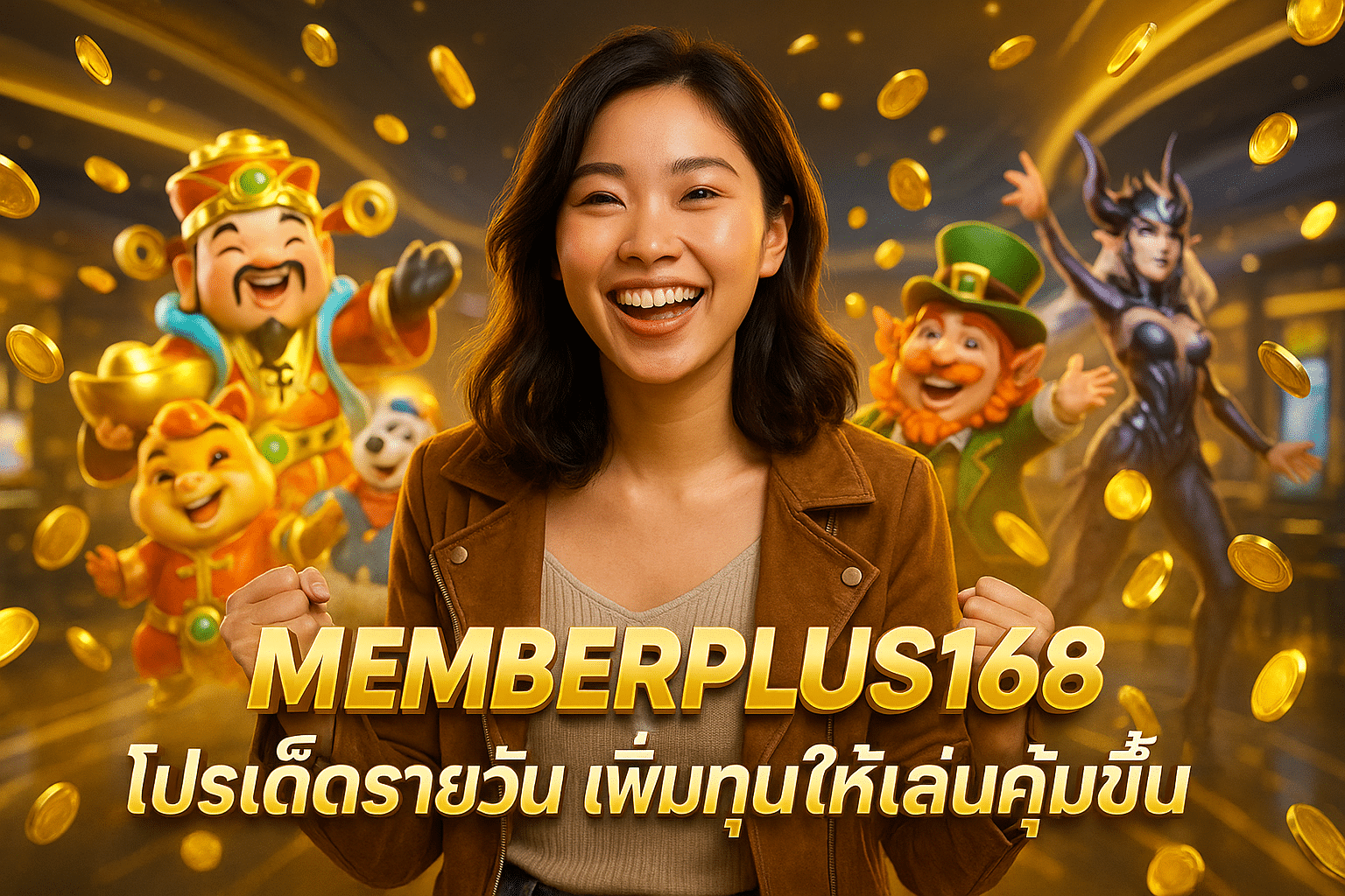 MEMBERPLUS168 โปรเด็ดรายวัน เพิ่มทุนให้เล่นคุ้มขึ้น